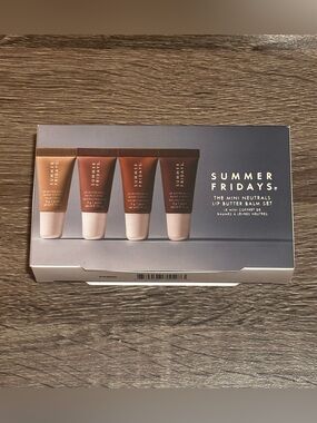 Summer Fridays Mini Neutral Lip Butter Balm Set